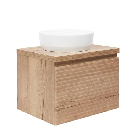 Kúpeľňová skrinka pod umývadlo Naturel Savona 58x43x44, 8 cm dub halifax mat SAVONA60DHD