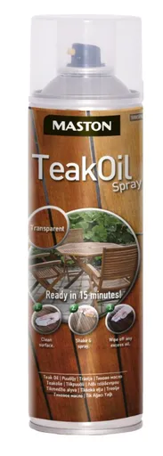 MASTON - Teakový olej v spreji transparentná 0,5 L