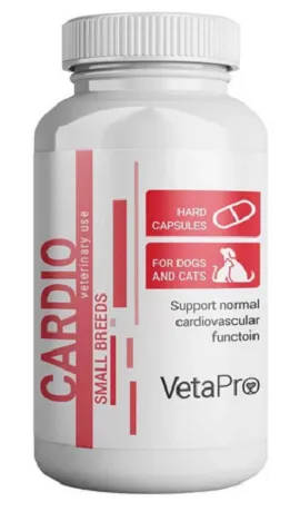 VetaPro Cardio na podporu normálnej funkcie kardiovaskulárnej sústavy psov 60cps