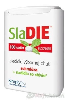 SLADIE nízkokalorické tabletové sladidlo 100tbl