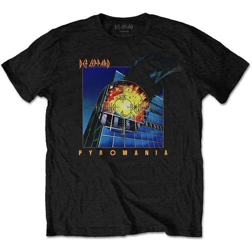 Def Leppard tričko Pyromania Čierna XXL
