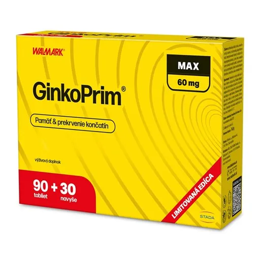Walmark GinkoPrim MAX 90+30 tabliet Promo 2022