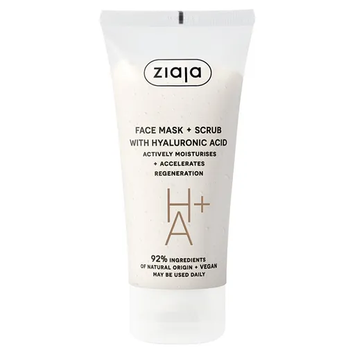 ZIAJA Peelingová maska ​​s kyselinou hyalurónovou 55 ml