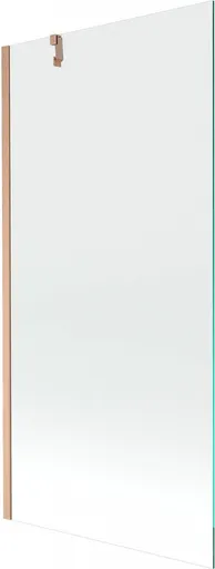 MEXEN/S - Next vaňová zástena FIX 90 x 150, transparent, meď kartáčovaná 895-090-000-00-00-65