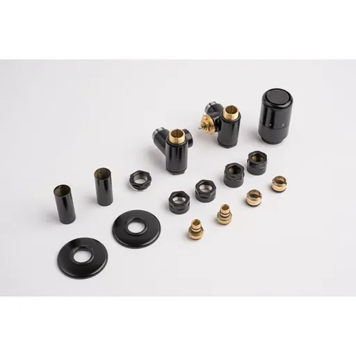 P.M.H. Runa termostatický ventil pre ústredné vykurovanie 6x7 cm čierná RUN-R-B