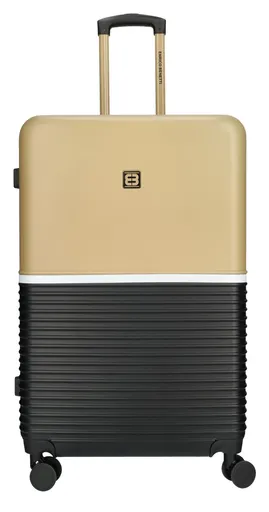 Veľký cestovný kufor Enrico Benetti Princetown L Black/Camel