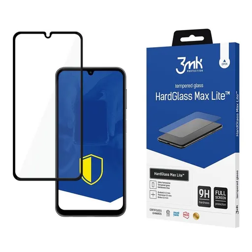 3mk tvrdené sklo HardGlass Max Lite Black pre Samsung Galaxy A25 5G (SM-A256)