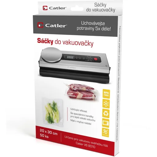 Catler Vákuovacie vrecká 20 x 30 cm, 50 ks