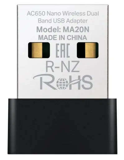 MERCUSYS MA20N - AC650 Bezdrôtový dvojpásmový USB nano adaptér