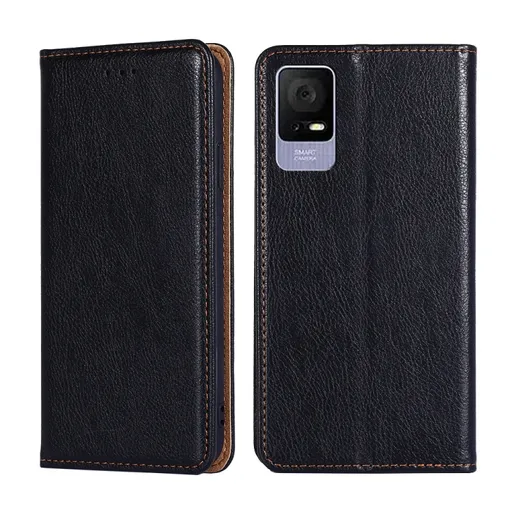 MAGNETIC Zaklápací kryt pre TCL 408 čierny