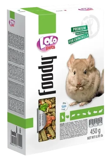 LOLOPETS krmivo pre činčily 450g