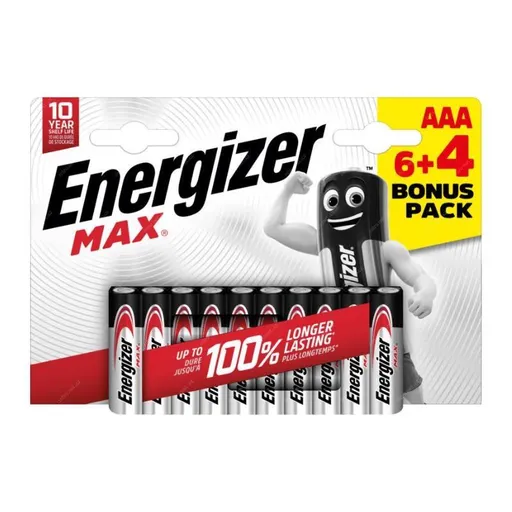 Energizer LR03/10 Max AAA 6+4 zadarmo