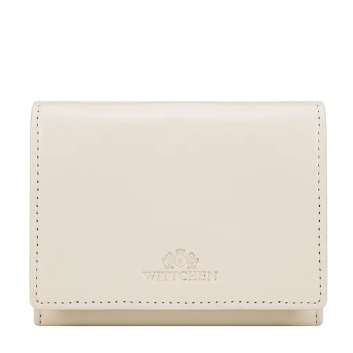 Dámska kožená peňaženka s ochranou RFID krémová 21-1-070-9L