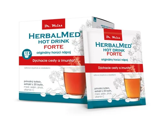 HERBALMED HotDrink FORTE - Dr.Weis vrecúška 12 ks