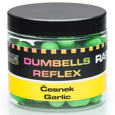 Mivardi plávajúce boilies rapid dumbells reflex 70 g 18 mm - garlic