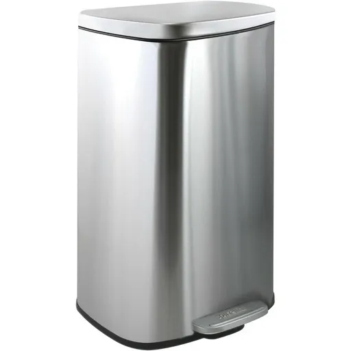 Spirella Pedálový odpadkový kôš soft-close Akira 50 l, brúsená nehrdz. oceľ, 50 l