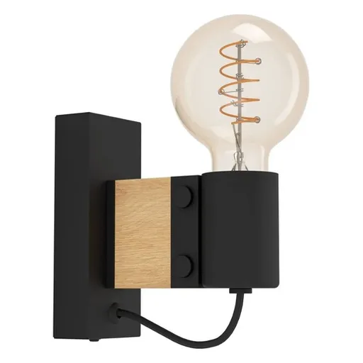 Nástenné svietidlo Eglo BAILRIGG čierna 43903