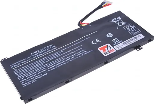Batéria T6 Power pre Acer Aspire Nitro VN7-571, VN7-572, VN7-591, 4600mAh, 52Wh, 3cell, Li-pol