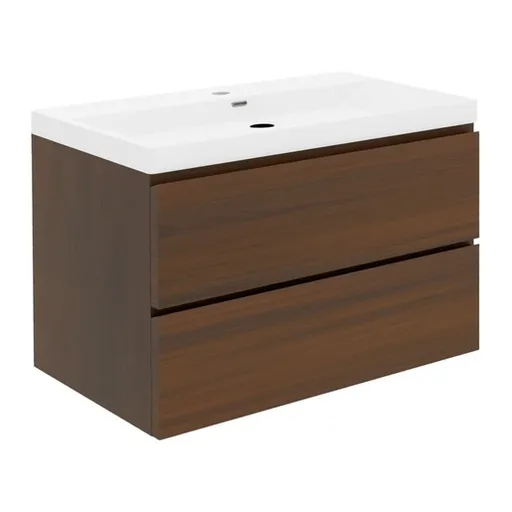 Kúpeľňová skrinka s umývadlom SAT B-Way 99x30x45 cm orech mat BWAY2100NUTU4