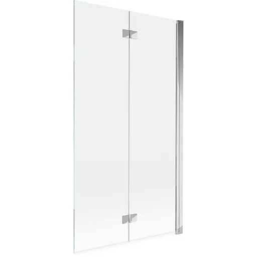 MEXEN - MIST vaňová zástena 100x150 cm 6mm 2-s, chróm, číra, pravá 8A9-100-002-01-00-P