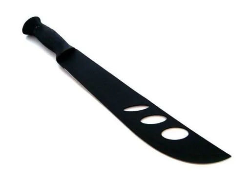 Nerezová mačeta, 44 cm, čierna