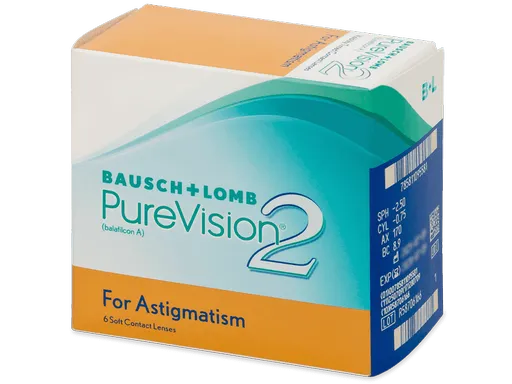 PureVision 2 for Astigmatism (6 šošoviek)