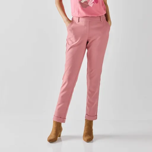 7/8 úzke jednofarebné nohavice