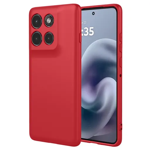 PROTEMIO TPU Kryt pre Motorola Moto G86 Power 5G červený