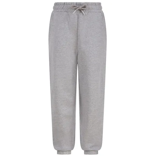 SF (Skinnifit) Detské teplákové nohavice z udržateľných materiálov - Šedý melír | 7-8 rokov