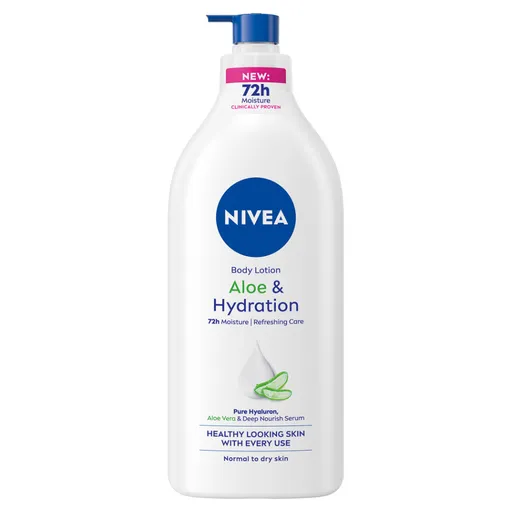 NIVEA Hydratačné telové mlieko Aloe 625 ml