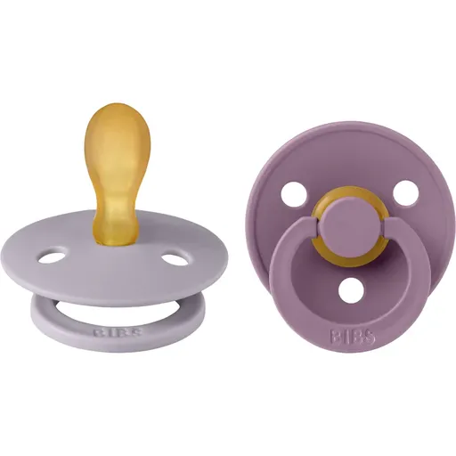 BIBS Colour Size 1: Symmetrical 0-6 months cumlík Fossil Grey / Mauve 2 ks