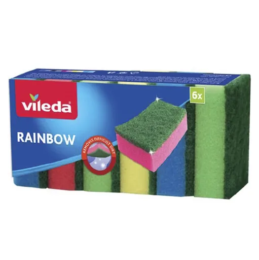 VILEDA Rainbow hubka 6 kusov