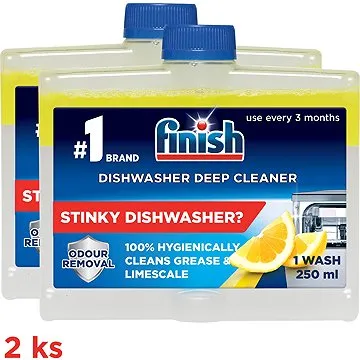 FINISH Čistič umývačky Lemon 250 ml DUO (8592326010716)