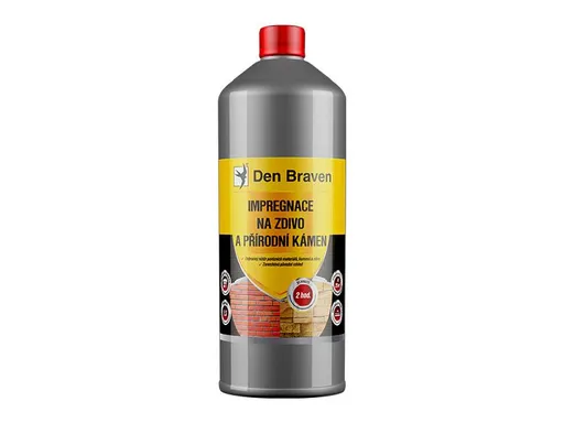 Impregnácia na murivo a prírodný kameň DEN BRAVEN 1l