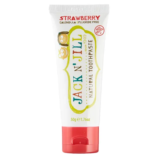 JACK N' JILL prírodná zubná pasta Organic JAHODA 50 g