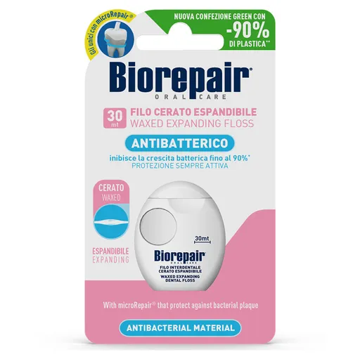 BIOREPAIR Zubná niť voskovaná expandujúca 30 m