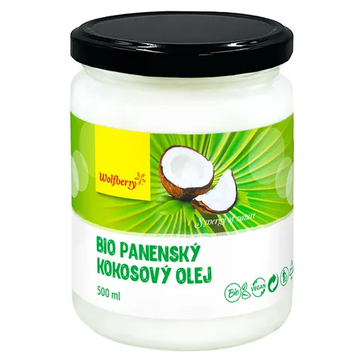 WOLFBERRY Panenský kokosový olej BIO 500 ml