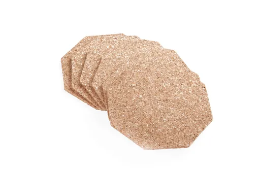 MAKRO - Podložka korok osemhran 15cm, balenie 6ks