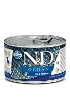 N&D DOG OCEAN Puppy Codfish & Pumpkin Mini 140g 1 + 1 Zadarmo
