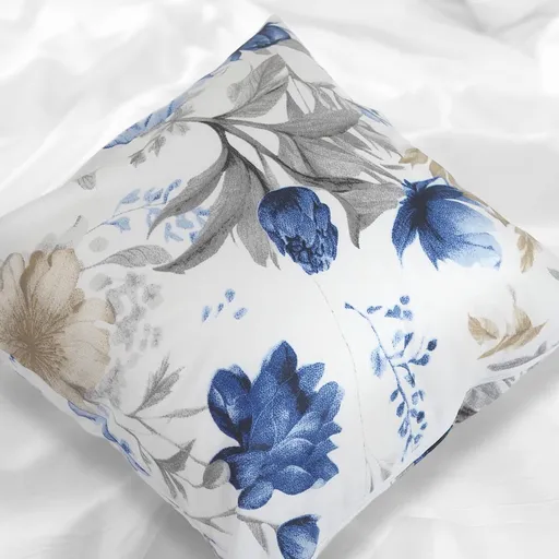 Polášek Bavlnené obliečky MODRÉ KVETY - 70 x 90 cm