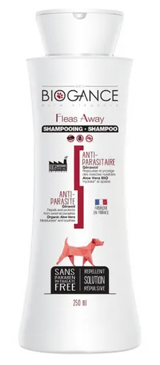 BIOGANCE Fleas Away Dog repelentný šampón proti parazitom pre psov 250ml