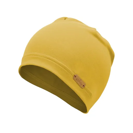 Bontis Detská ľahká bavlnená čiapka - Žltá | 44-48