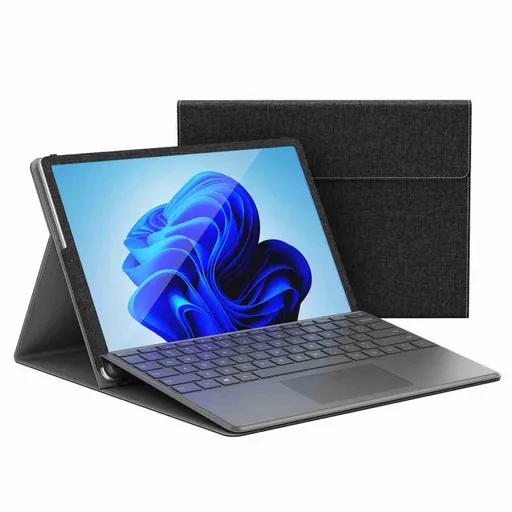 CLEVER Zaklápacie puzdro pre Microsoft Surface Pro 12 čierne