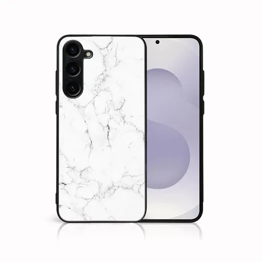 MY ART Ochranný kryt pre Samsung Galaxy S25 Plus 5G WHITE MARBLE (144)