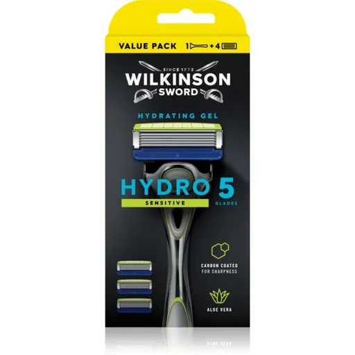 Wilkinson Sword Hydro5 Skin Protection Sensitive holiaci strojček + náhradné hlavice 4 ks