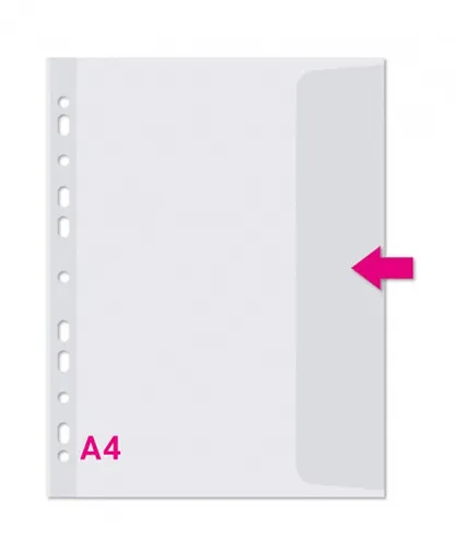 Obal A4 s klopou číry PH 203 eurozáves 110mic 10ks