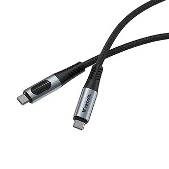Verbatim 31849 USB kábel, USB C + USB C, 240W, 1.2m, box, čierny