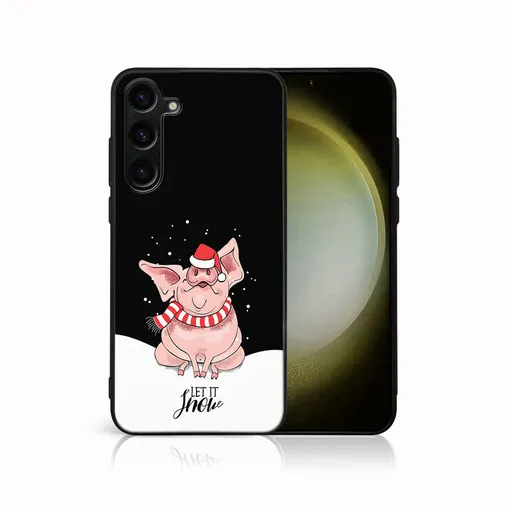 MY ART Kryt s vianočným dizajnom Samsung Galaxy S25 FE LET IT SNOW (075)