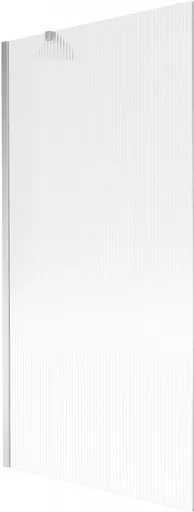 MEXEN/S - Next vaňová zástena FIX 90 x 150, prúžky, chróm 895-090-000-00-09-01