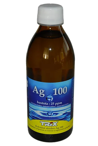 Koloidné striebro Ag 100 25ppm 300ml